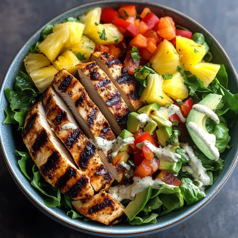 Hawaiian Chicken Salad Bowl