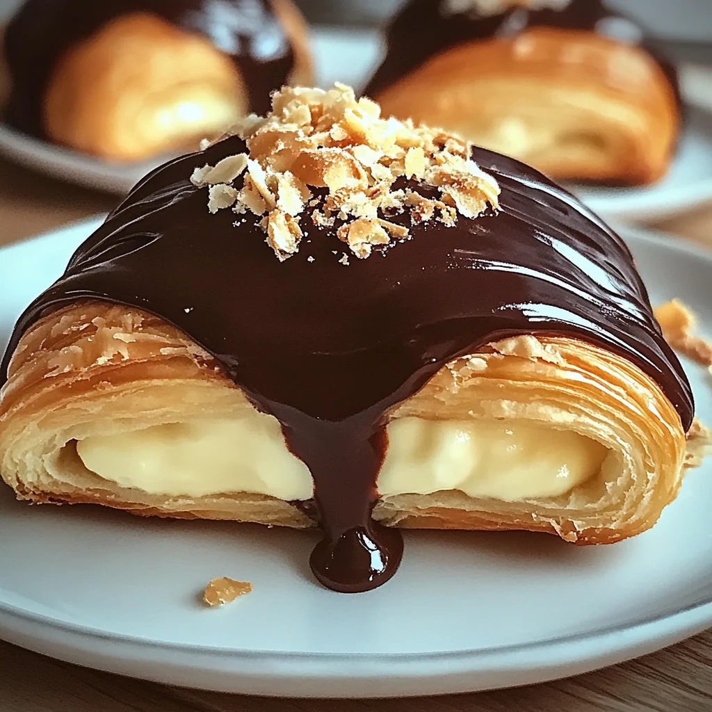 Irresistible Boston Cream Pie Croissants You Can’t Resist