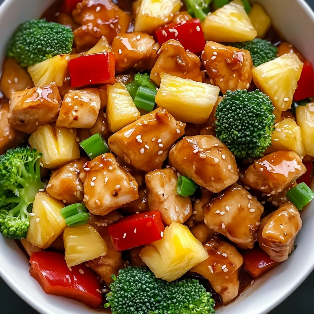Juicy Pineapple Teriyaki Chicken