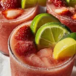 Nonalcoholic Strawberry Margaritas