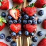 Quick Valentine and Day Fruit Skewers