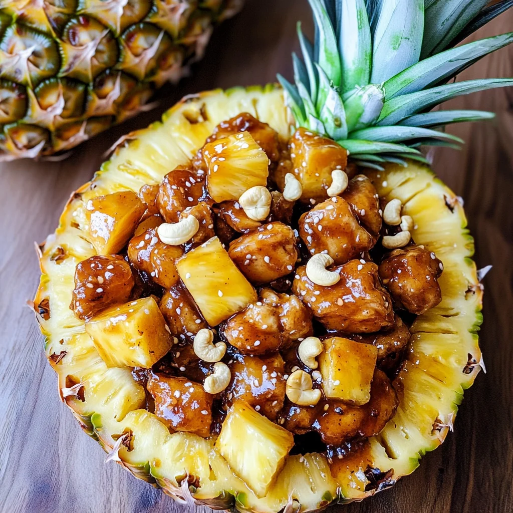 Sticky Pineapple Chicken