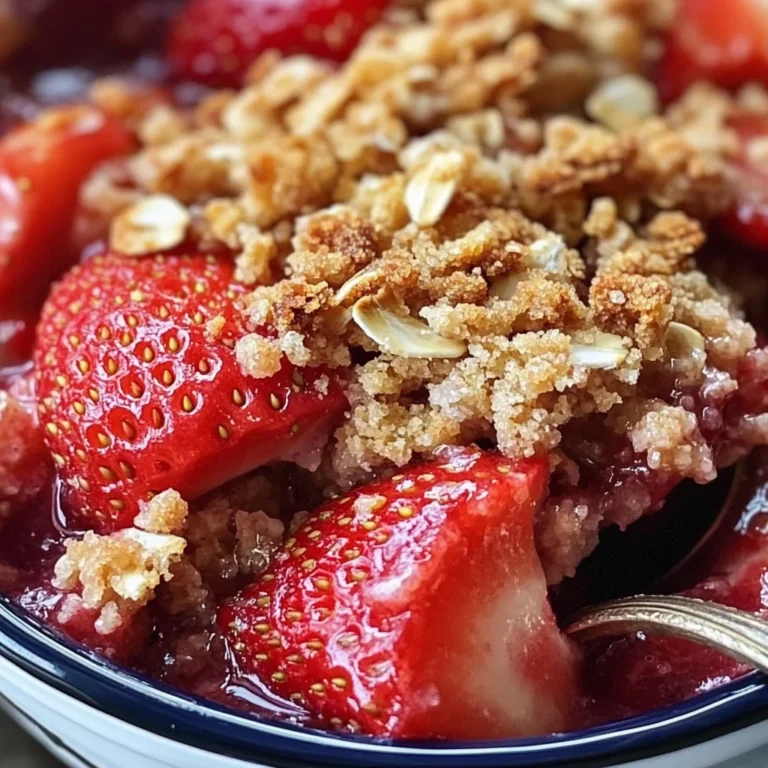 Strawberry Crisp Recipe